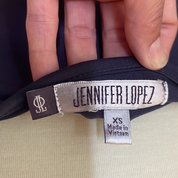 Jennifer Lopez Purple-Gray Maxi Dress - Picture 4 of 5